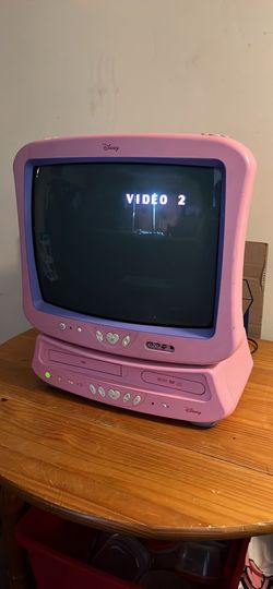Vintage Disney TV/ VHS/ DVD player