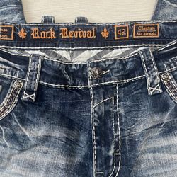 Rock Revival Jeans - Size 42 Clayton Fit