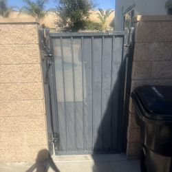 Single Pedestrian Side Steel Gate 