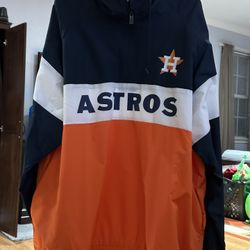 Brand New Never Used Astros Wind Breaker Jacket 