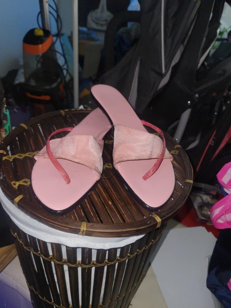 10 Pairs Sz 10 Flats Loafers Short Heels Sandals Etc