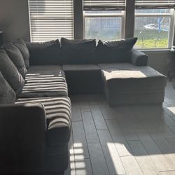 Gray Sectional $250