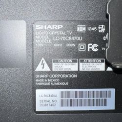 Sharp 3D Liquid Crystal Tv