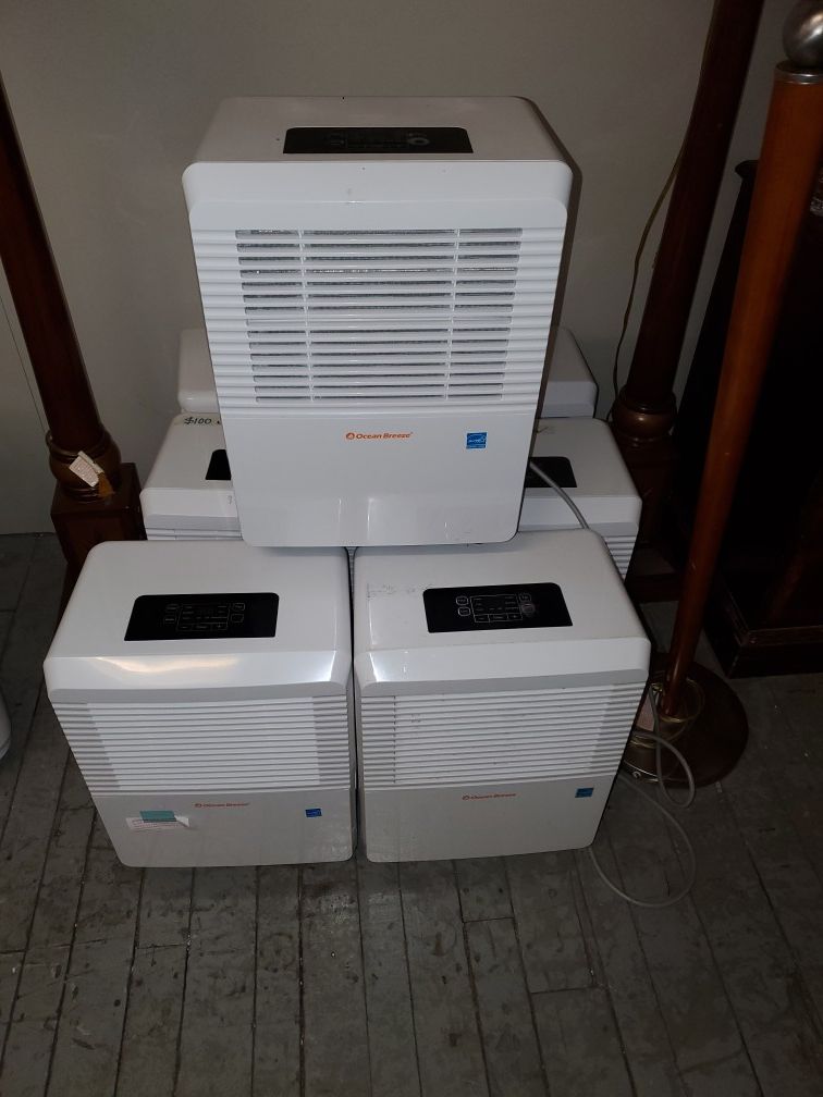 New dehumidifiers in excellent condition