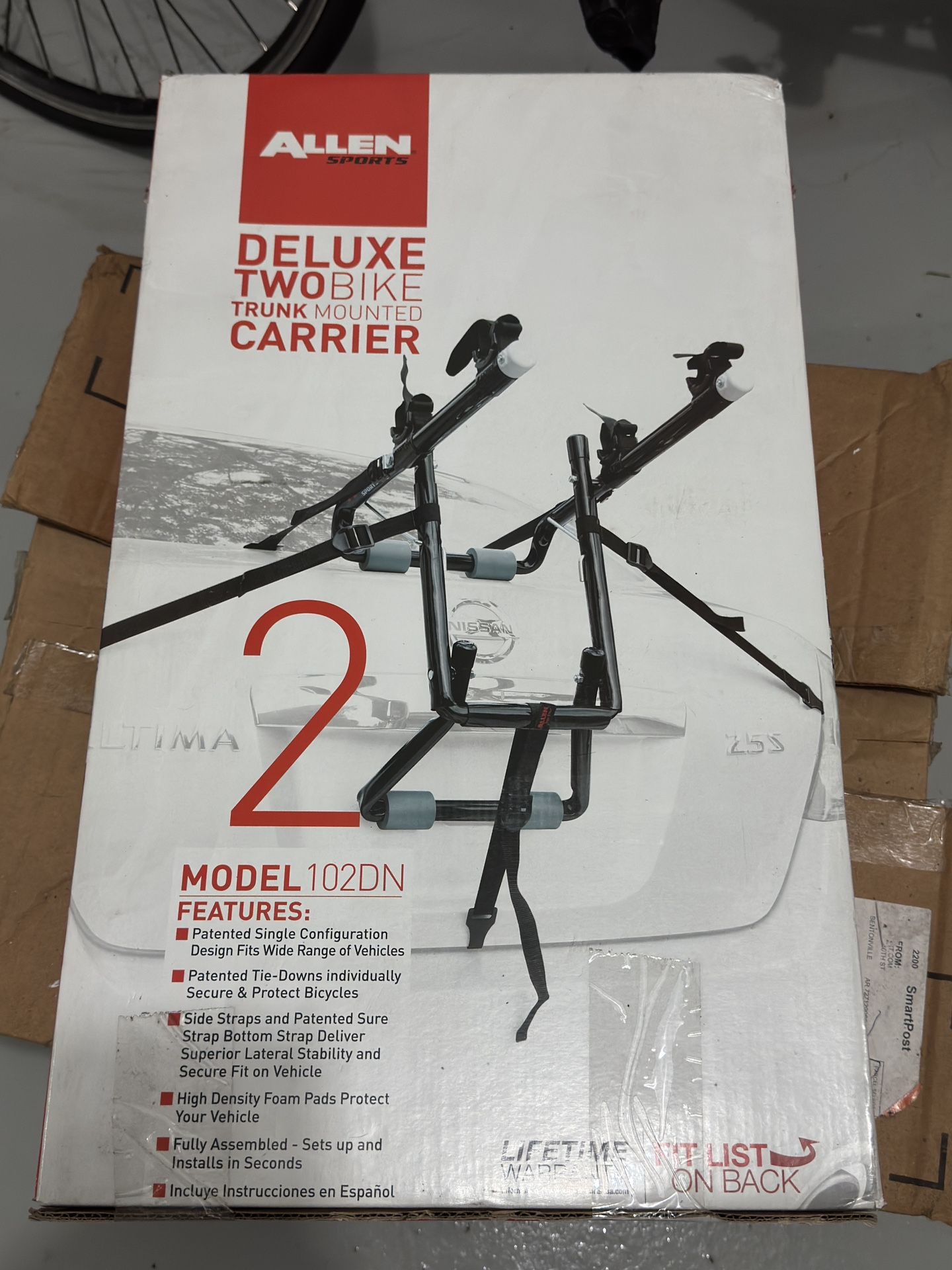 Bike Carrier With Trunk Mounting