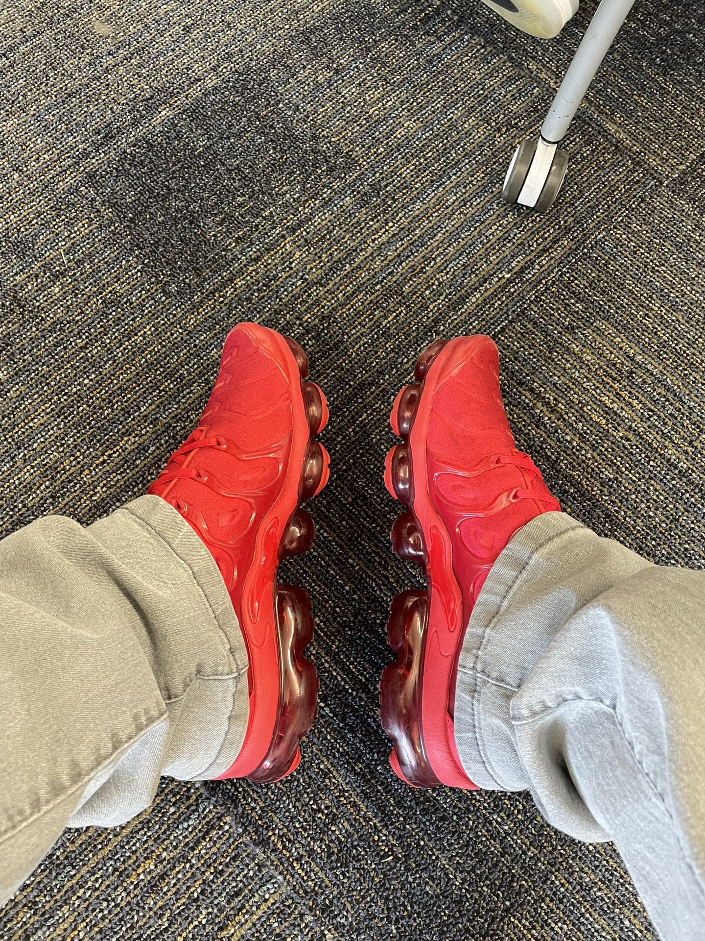 Nike Red Vapormaxes