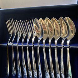 Set 6 Silver Forks And Spoons