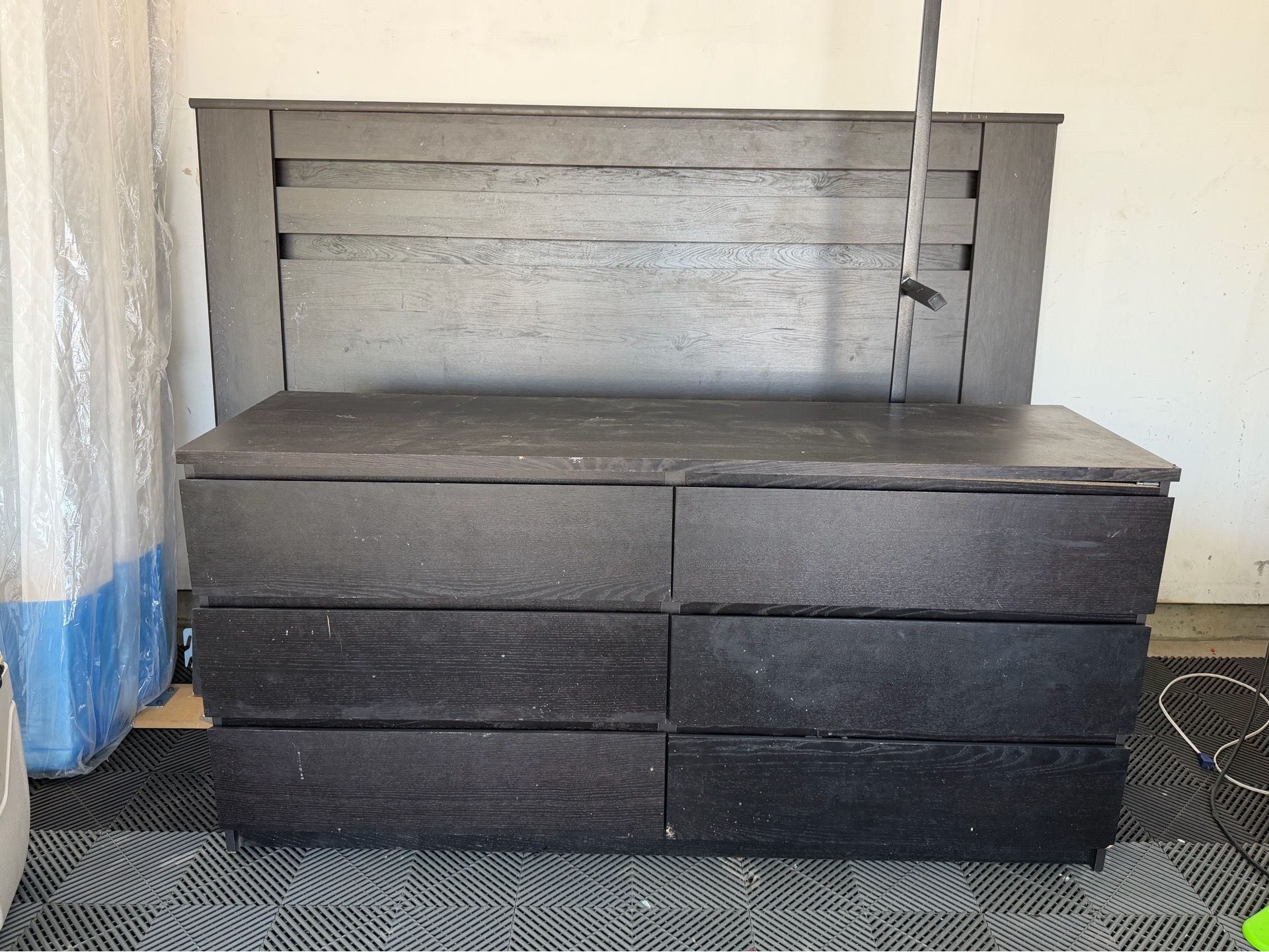 Bed & 6 drawer dresser