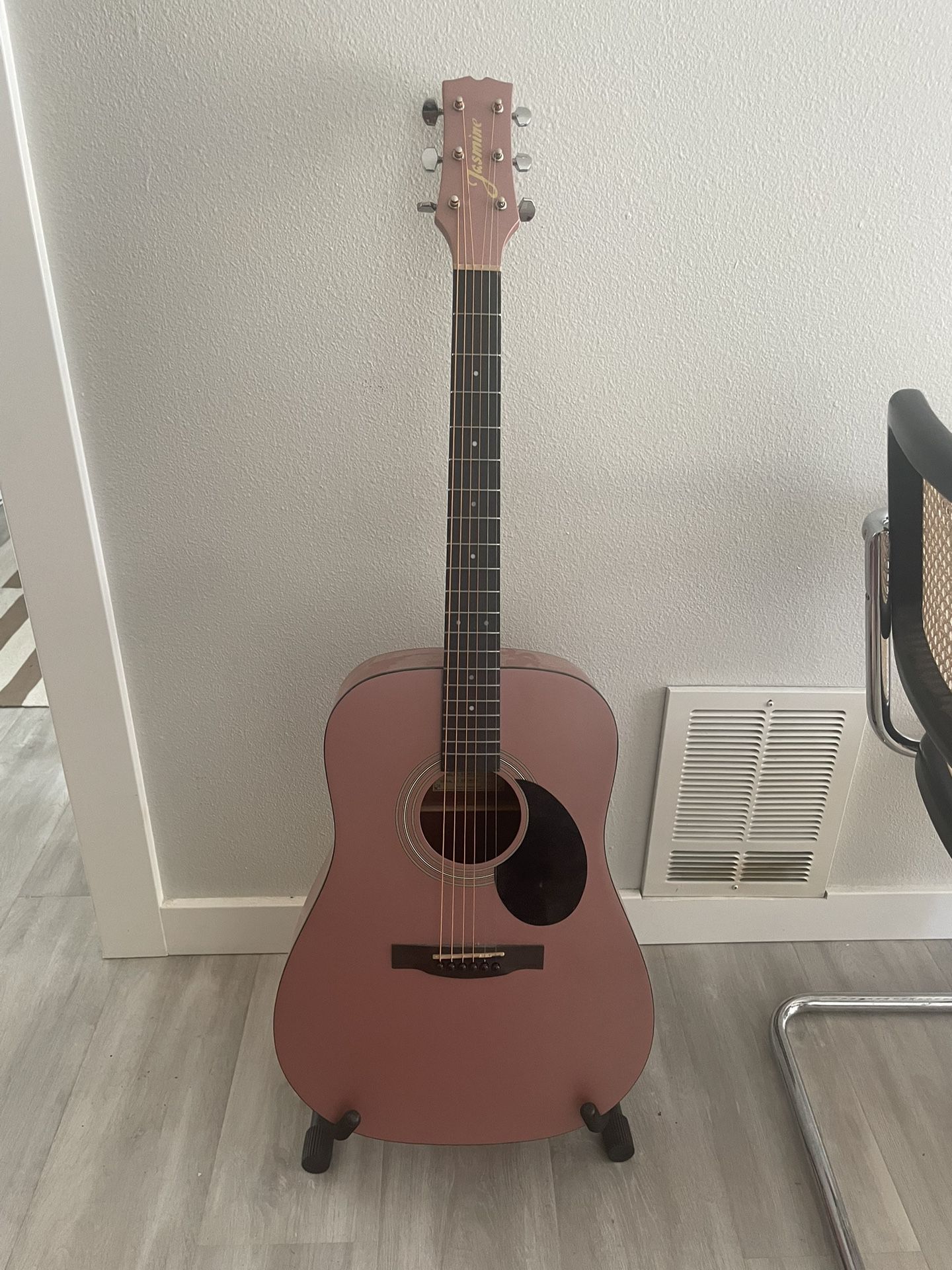 Pink Jasmine Acoustic Guitar