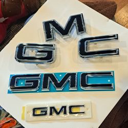 GMC Letter Decals 