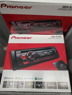 PIONEER STEREO BLUETOOTH,DUAL PHONE CONNECTION 2 TELEPHONES USB RAPID CHARGER,AUX,CD