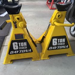 Daytona 6 Ton Heavy Duty Jack Stands With Safety Pins