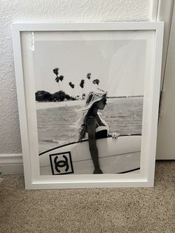 Chanel Surfboard Framed Print – Artformed