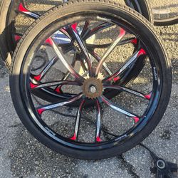 DramaCoach 26" Rims with tires