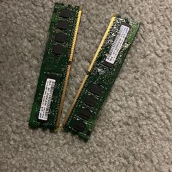 2gb Ram 1gb Ram Per Stick (QUALITYNOTTESTED)