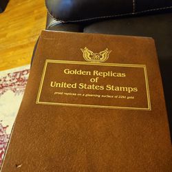 Golden Replicas Of United States Stamps