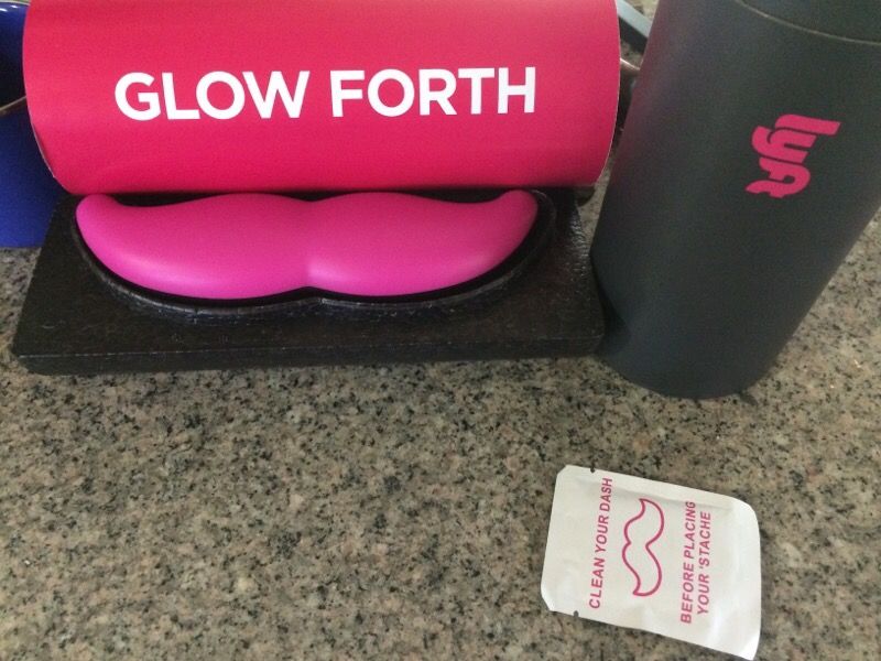 Lyft glow stache