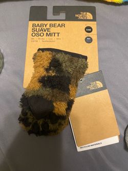 The north face bear baby mittens