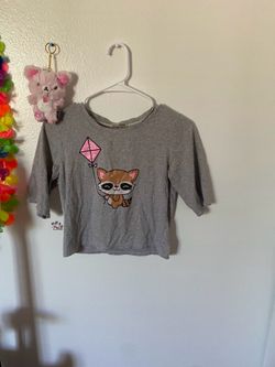 Racccon crop top
