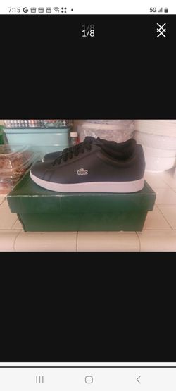 Brand-New In The Box Pair Of Women's Lacoste Hydez Leather Shoes US Size 8 Black Won't Take Any Lower