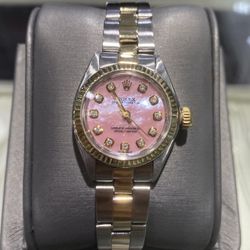 Rolex Ladies Two Tone Steel Gold 18k Full Set Buy Sale Trade 10k 24k 24k Silver Chains Cubans Art Cars 