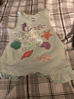 Girls Mermaid Tank Top Size 6 Delivery Make An Offer