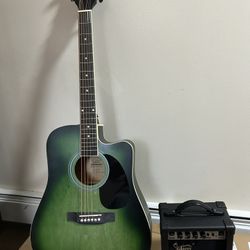 ACOUSTIC-ELECTRIC GUITAR KIT ALL-IN-ONE FOR BEGINNERS