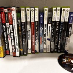 Xbox 360, Ps4 Ps3 And Ps2 games