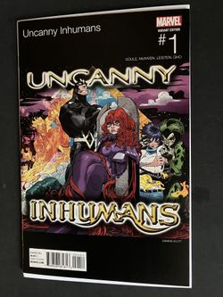 UNCANNY INHUMANS #1 HIP HOP COVER VARIANT MARVEL COMICS 2015 OUTKAST HOMAGE