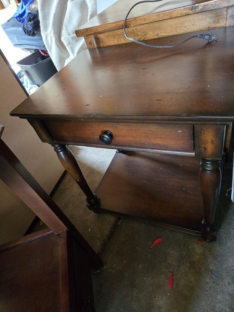 Wooden Night Stand / End Table