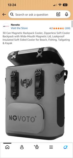 Novoto 30 Can Magnetic Backpack Cooler