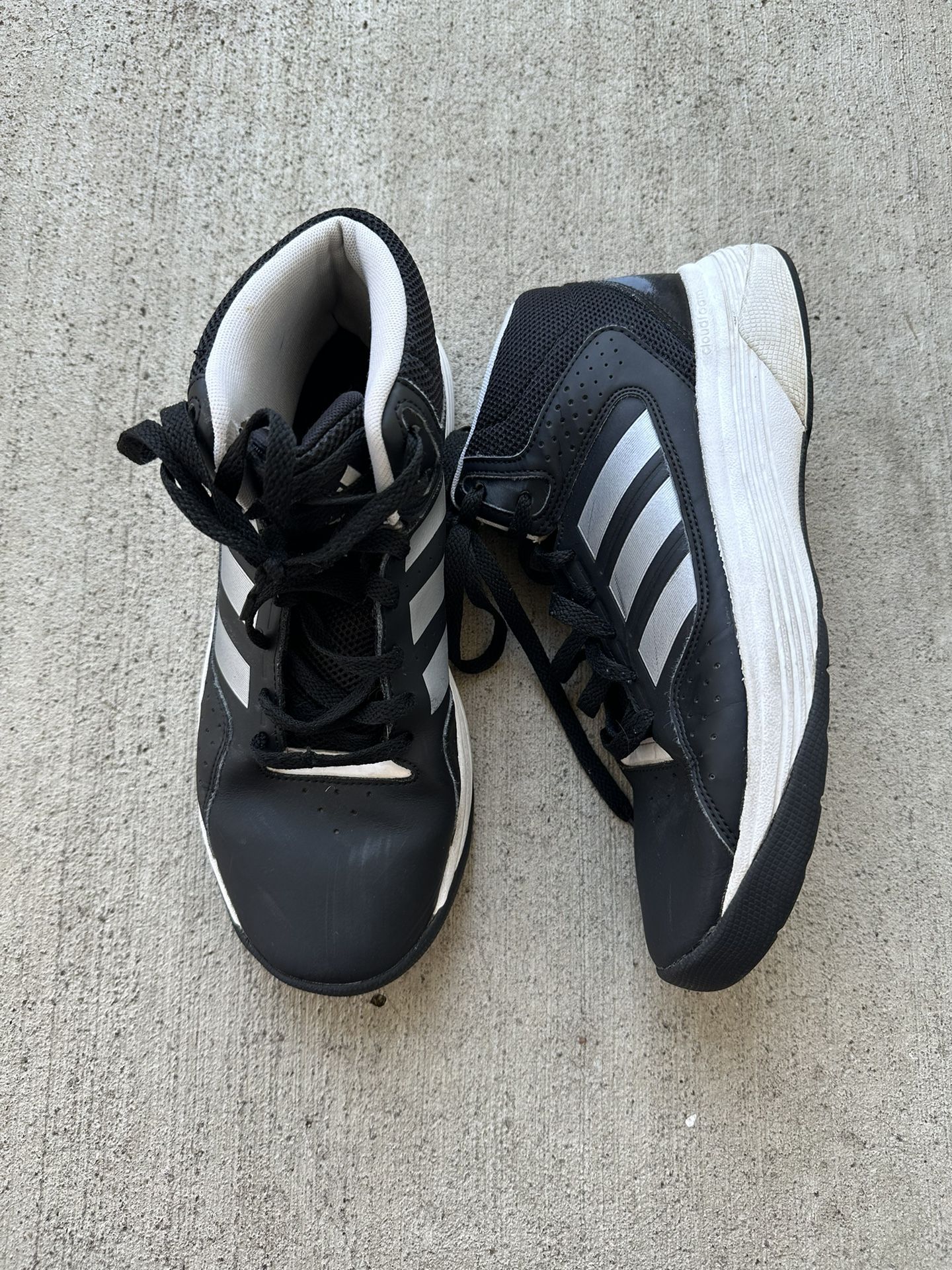 Adidas Mens Cloudfoam Ilation Mid AQ1375 Black Basketball Shoes Sneakers Size 8 for Sale in Vancouver WA OfferUp