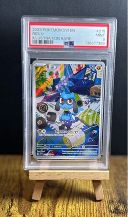 Riolu IR psa 9 Pokemon tcg
