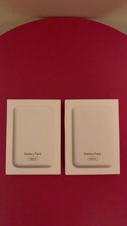 2 Brand New IPhone Magnetic Power Bank MagSafe Battery Pack Wireless Fast Chargers