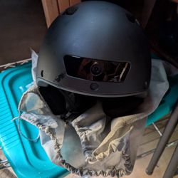 Electric Bicycle Guest Riders Seat With Two Helmets, One Has Its Own Bag And A Cellphone Holder For The Handlebar 