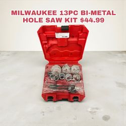 MILWAUKEE 13PC BI-METAL HOLE SAW KIT