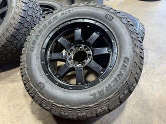 FREE DELIVERY 4x 18" Gear Off Road 726B Wheels 18x9 6x135 6x5.5 General A/T LT285/65R18 Tahoe F150