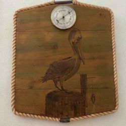 Medidor De Temperatura Madera Tallada 