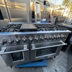 48”FORNO EIGHT BURNER GAS RANGE 