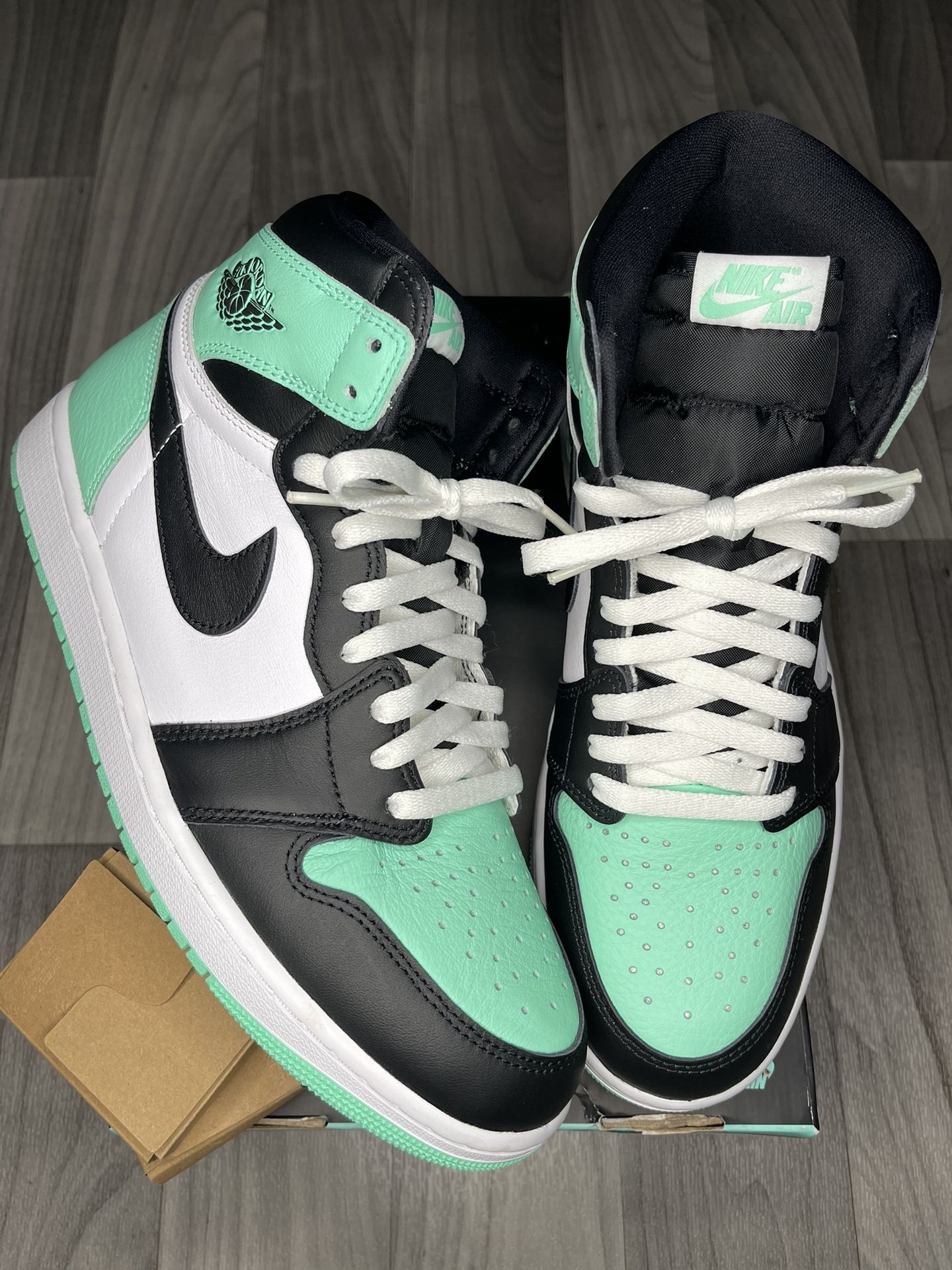 Green Glow Jordan 1s