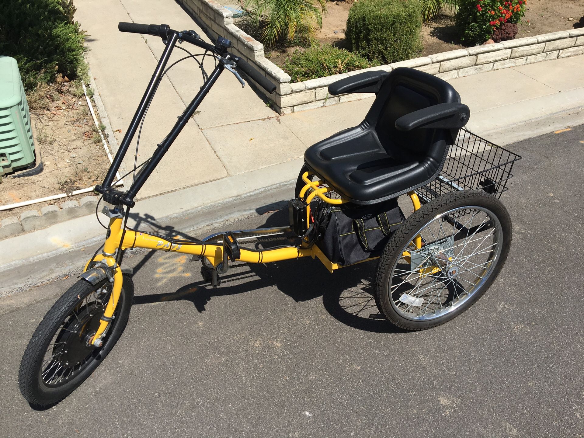 Pav 3 electric trike tricycle adult bike bicycle