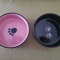 Ceramic Cat Bowls