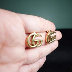 Gg earrings gold plated New