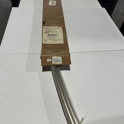 Aluminum Adjustable Single Curved Shower Rod