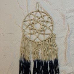 Boho Macrame Dreamcatcher Wall Hanging – Handmade Decor
