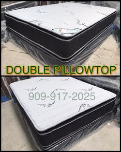 Double sided pillowtop mattress set! Sale prices! We deliver