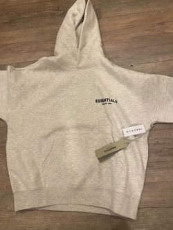 Light Oatmeal Essentials Hoodie