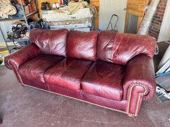 Leather sofa