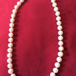 Cultured Pearl Necklace – 20" – Classic & Elegant