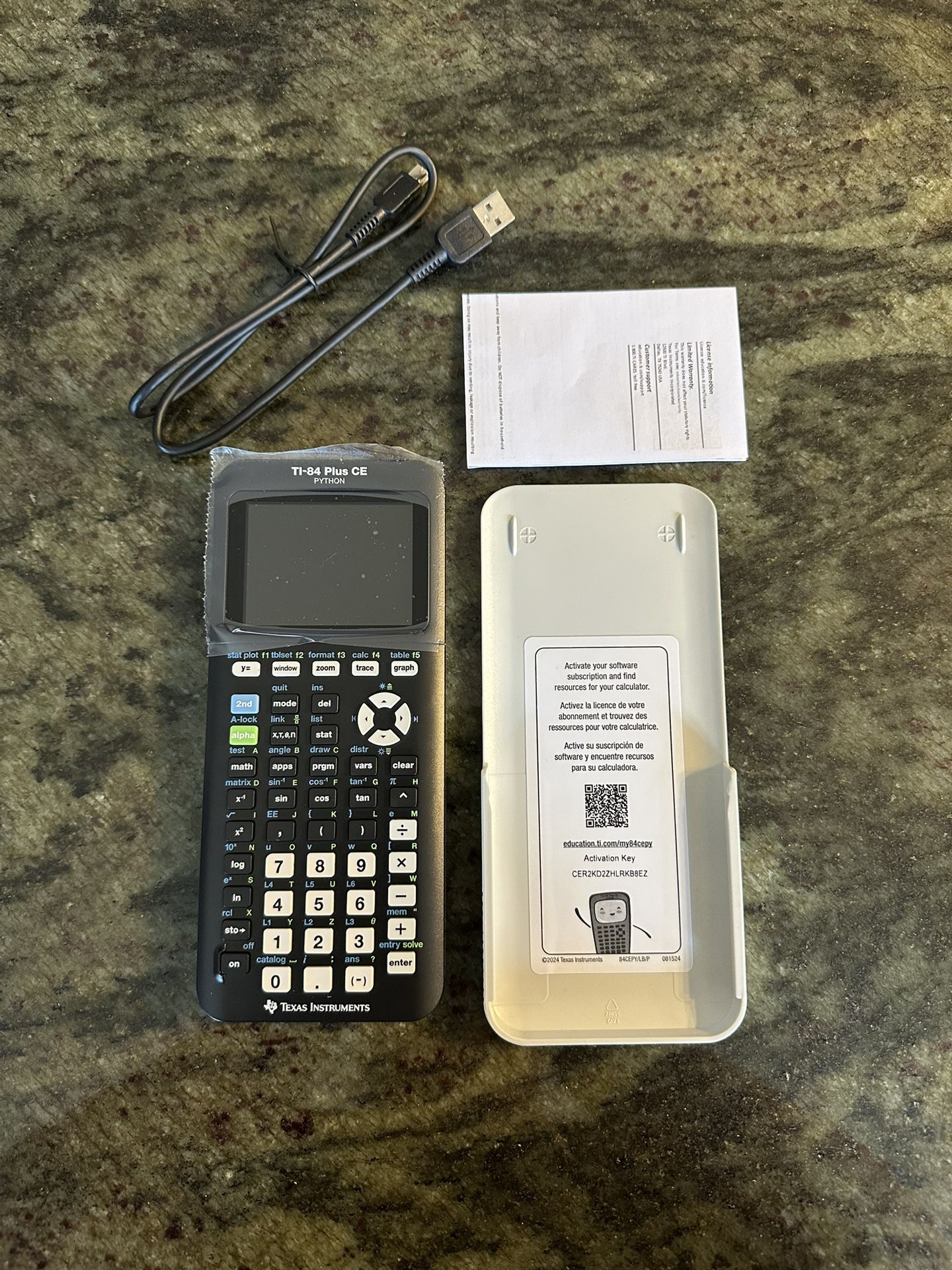Texas Instruments TI-84 Plus CE PYTHON Graphing Calculator Brand New No Box